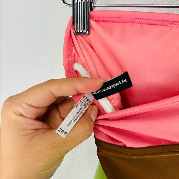 Vix Sherbet Strapless Summer Fit And Flare Swimwear Coverup Dress - Picture 6 of 6